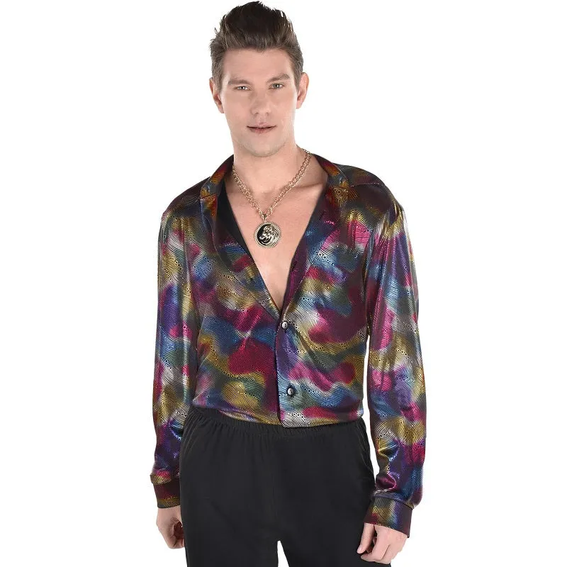 Costume homme chemise disco