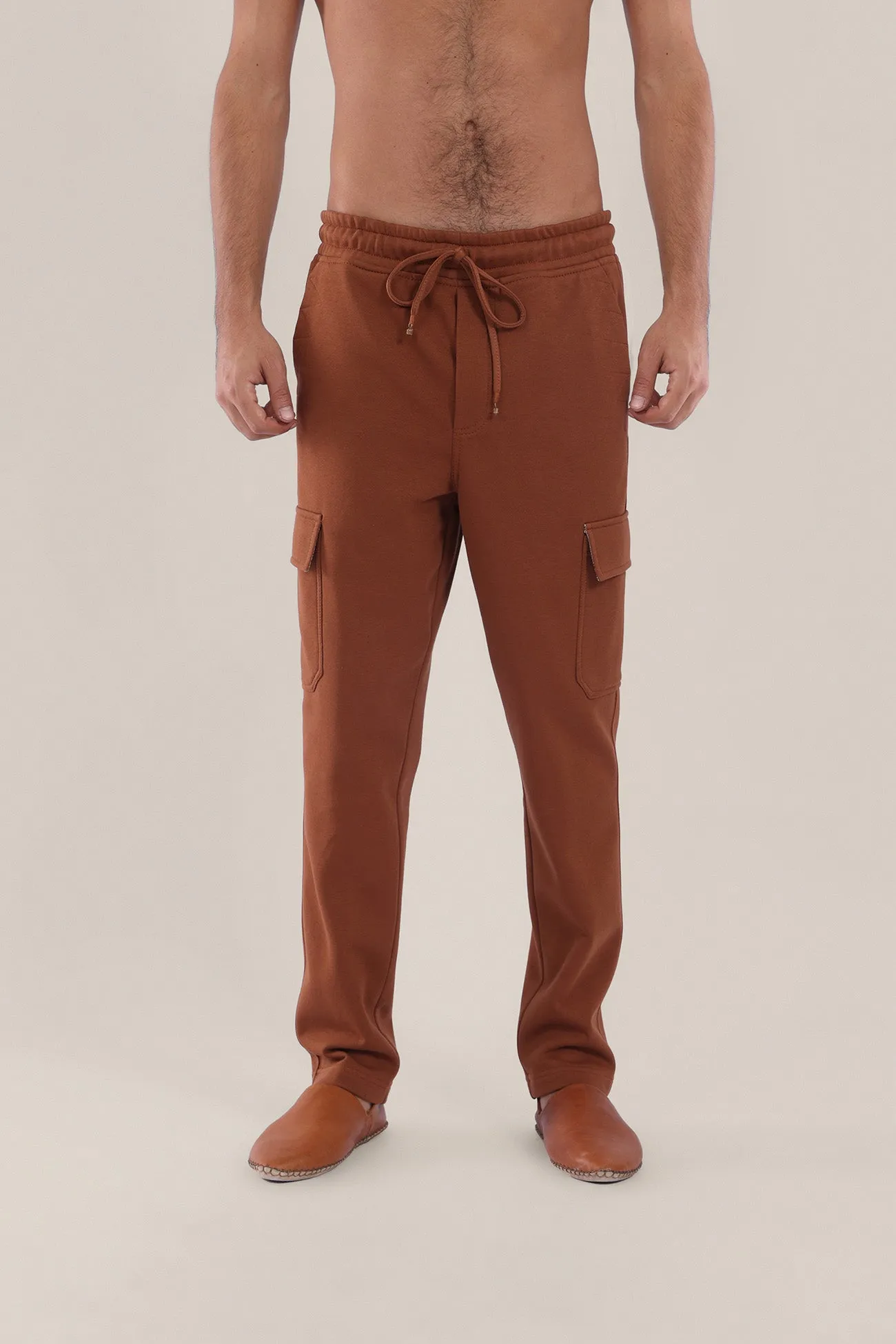 Cotton Milton Sweatpants with drawstring