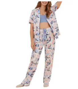 Cotton Patchwork Pajamas Multicolor