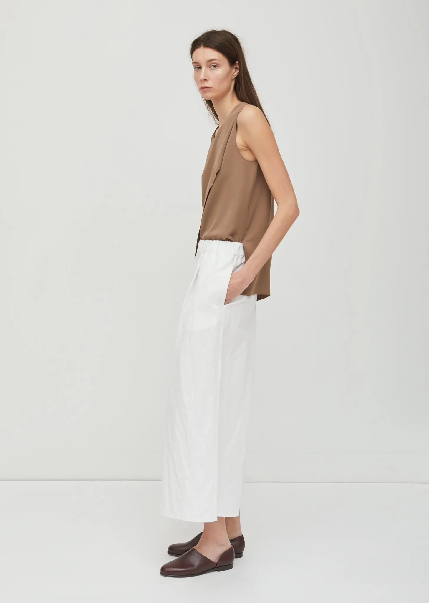 Cotton Wide Leg Pants