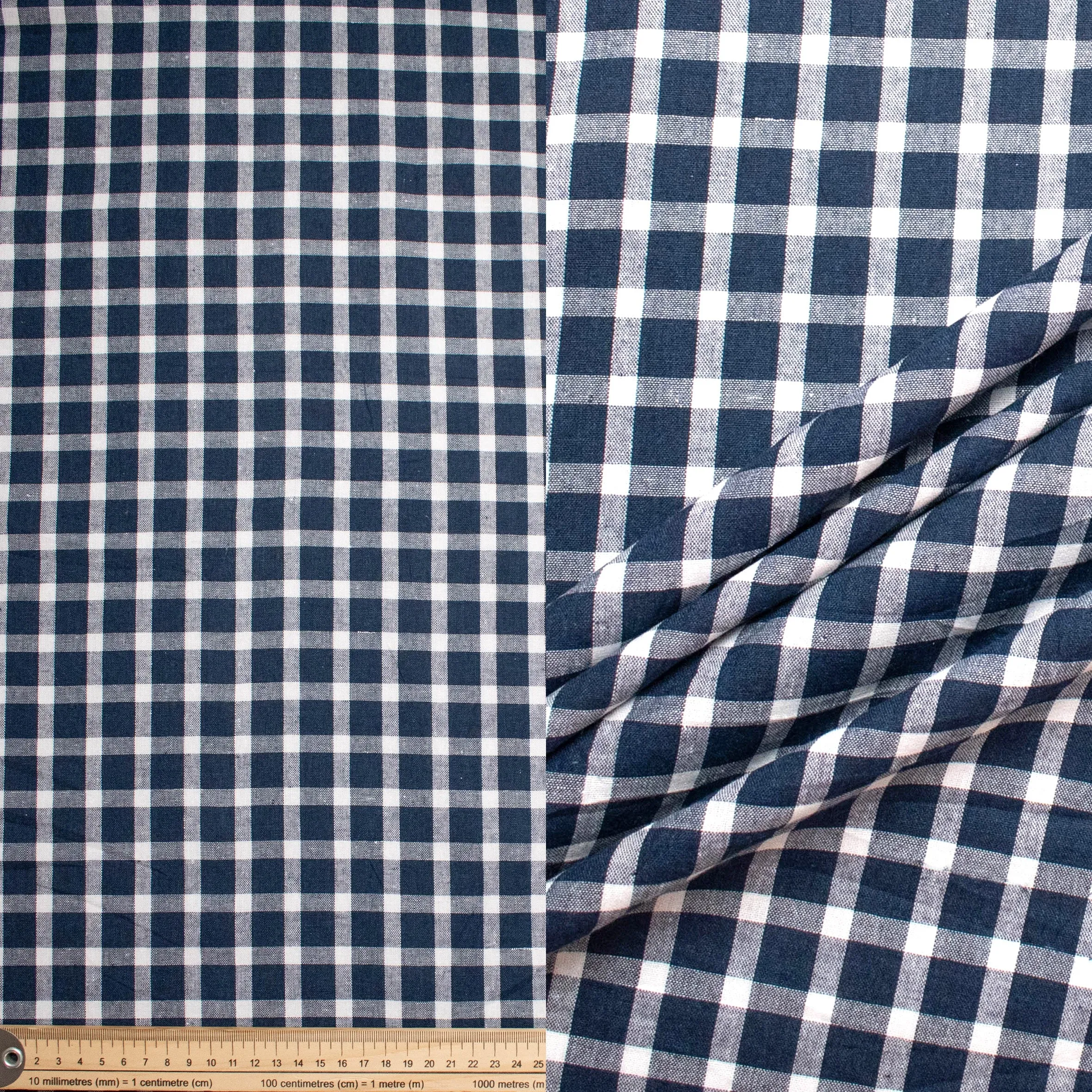 Cotton Yarn Dyed Checks