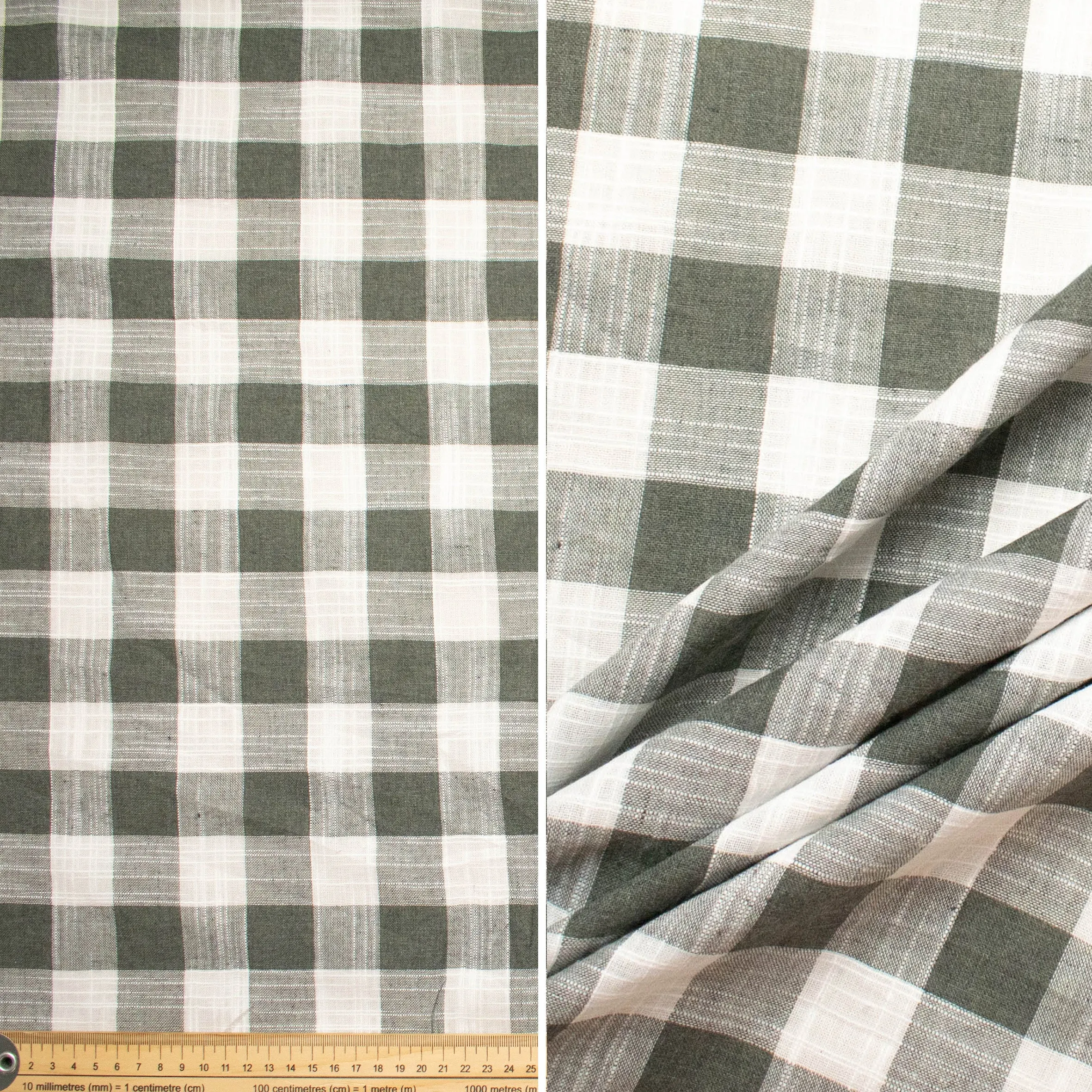 Cotton Yarn Dyed Checks