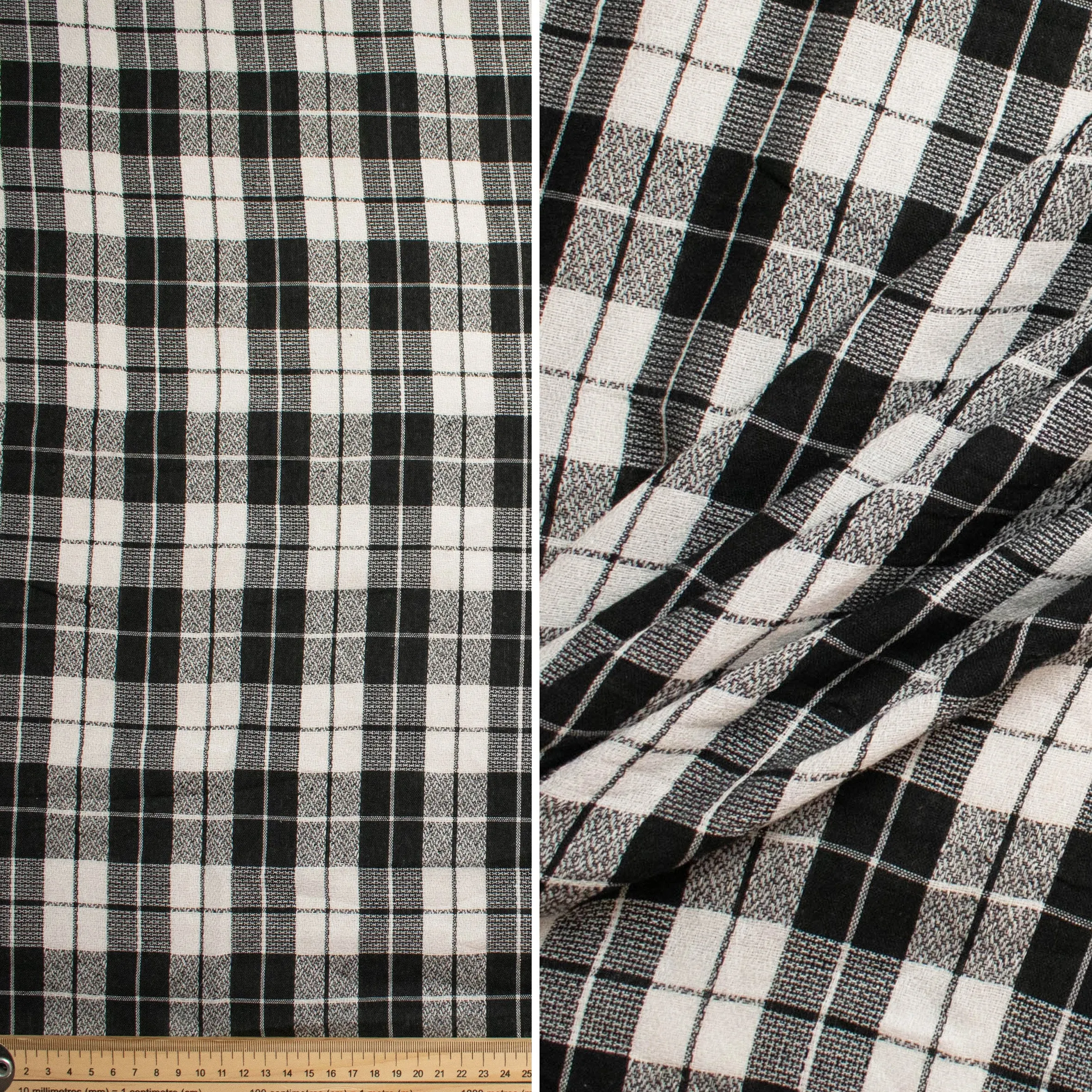 Cotton Yarn Dyed Checks