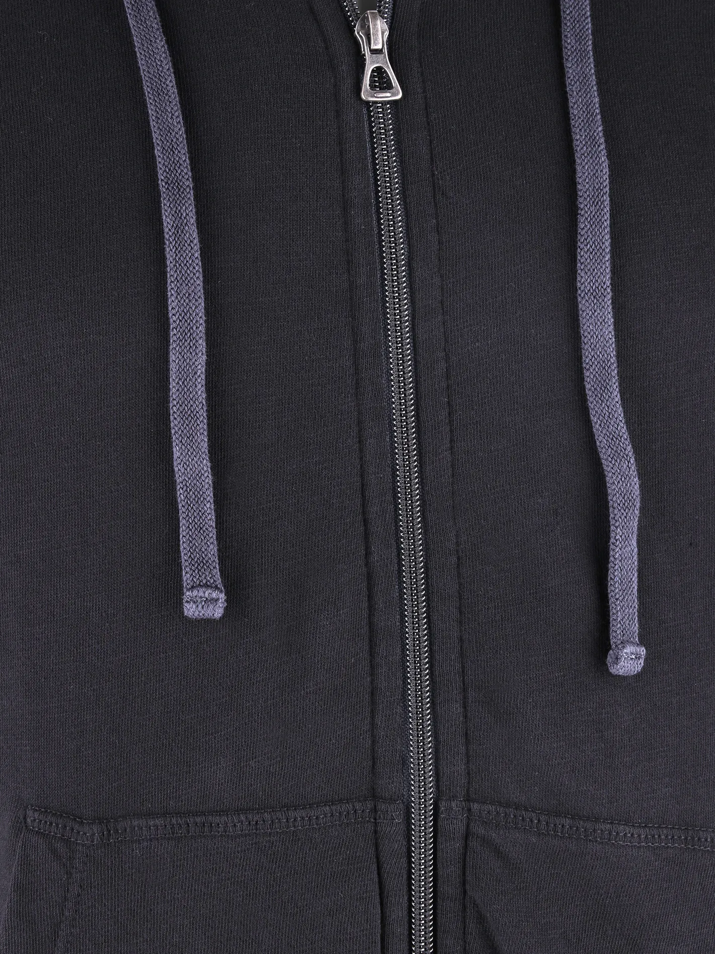 cotton zipped hoodie