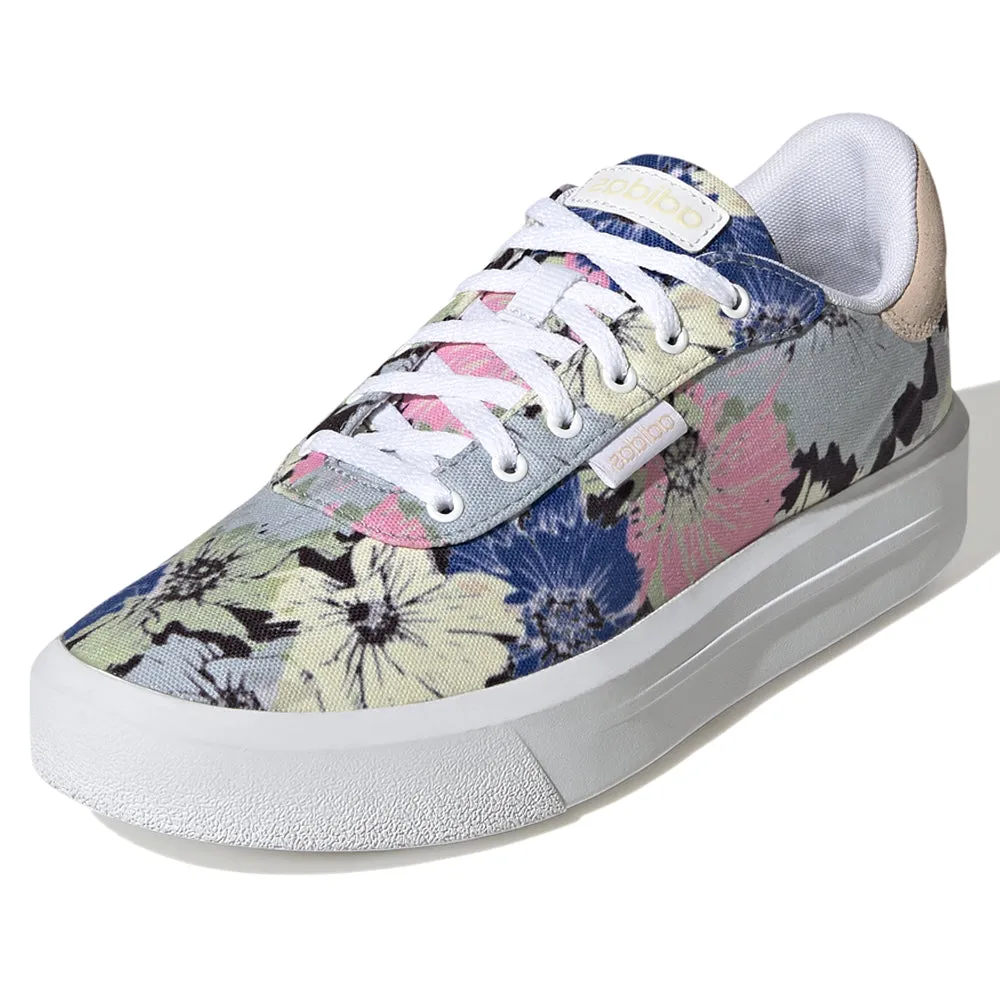 Court CLN Floral Platform Sneakers