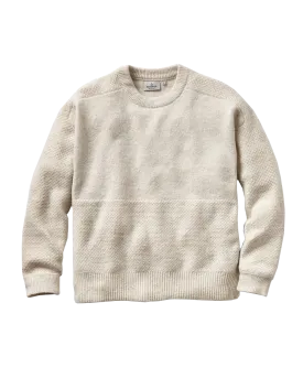 Cove Recycled Knitted Jumper in Off White