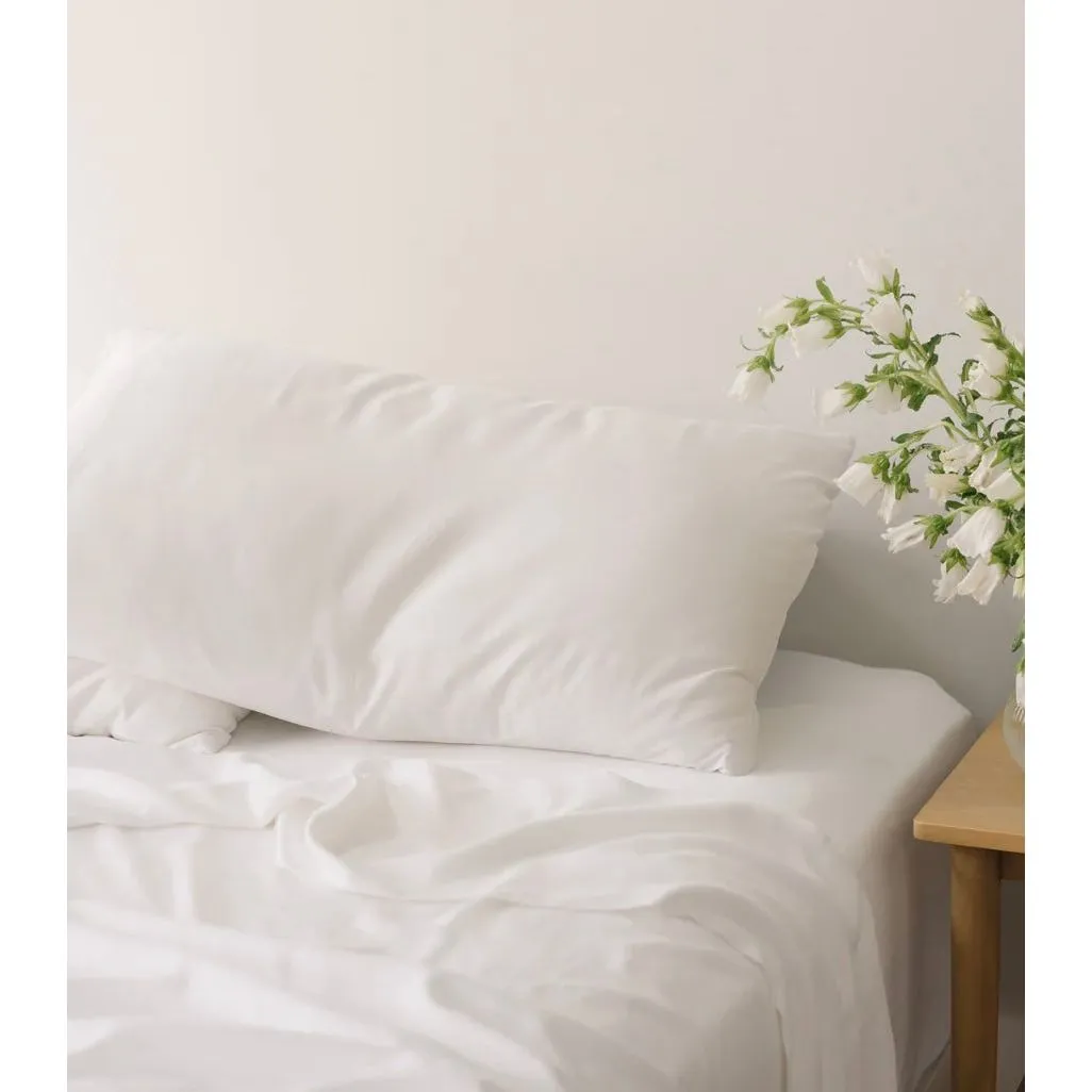 Cozy Earth White Bamboo Sheet Set Available in Queen and King Sizes