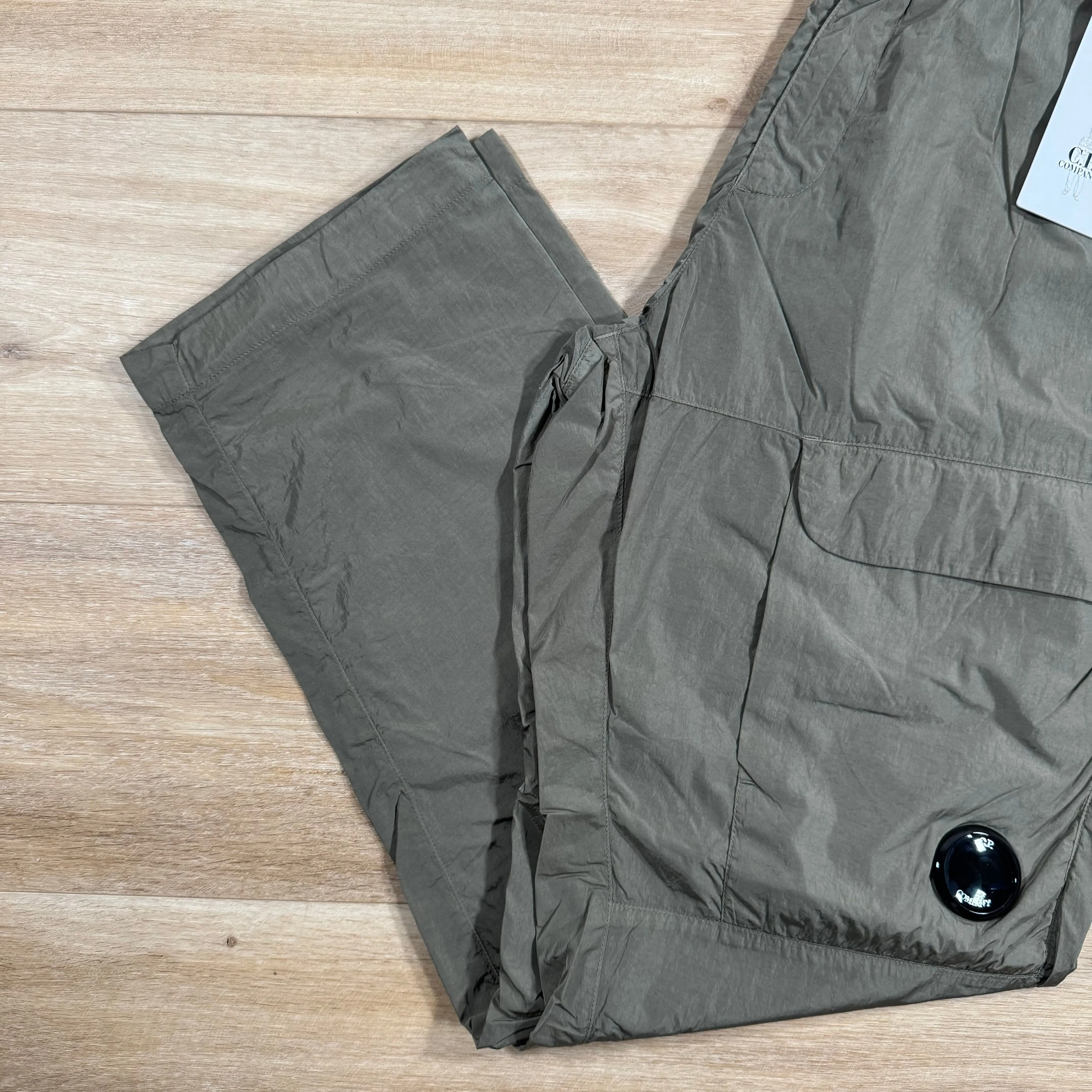 C.P. Company Chrome-R Loose Cargo Pants in Walnut