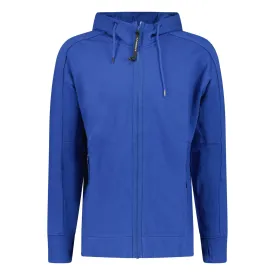 CP Company Goggle Hooded Zip Up Sweatshirt Blue