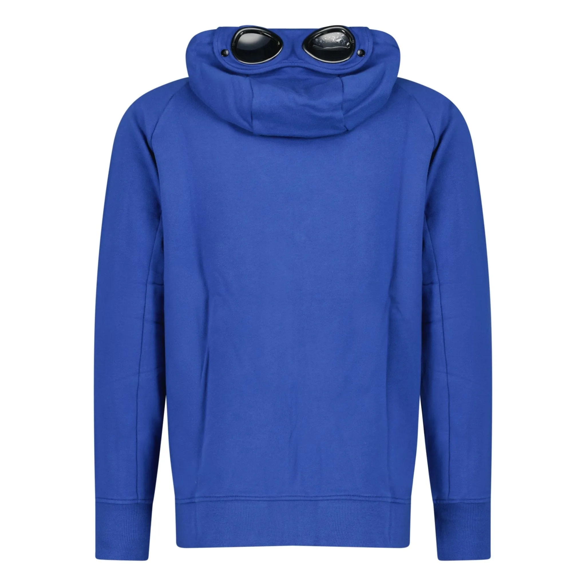 CP Company Goggle Hooded Zip Up Sweatshirt Blue