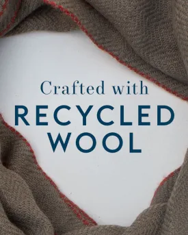 Crafted with recycled wool