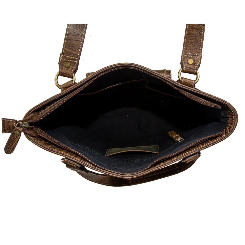 Crawford Canyon Leather & Hairon Bag