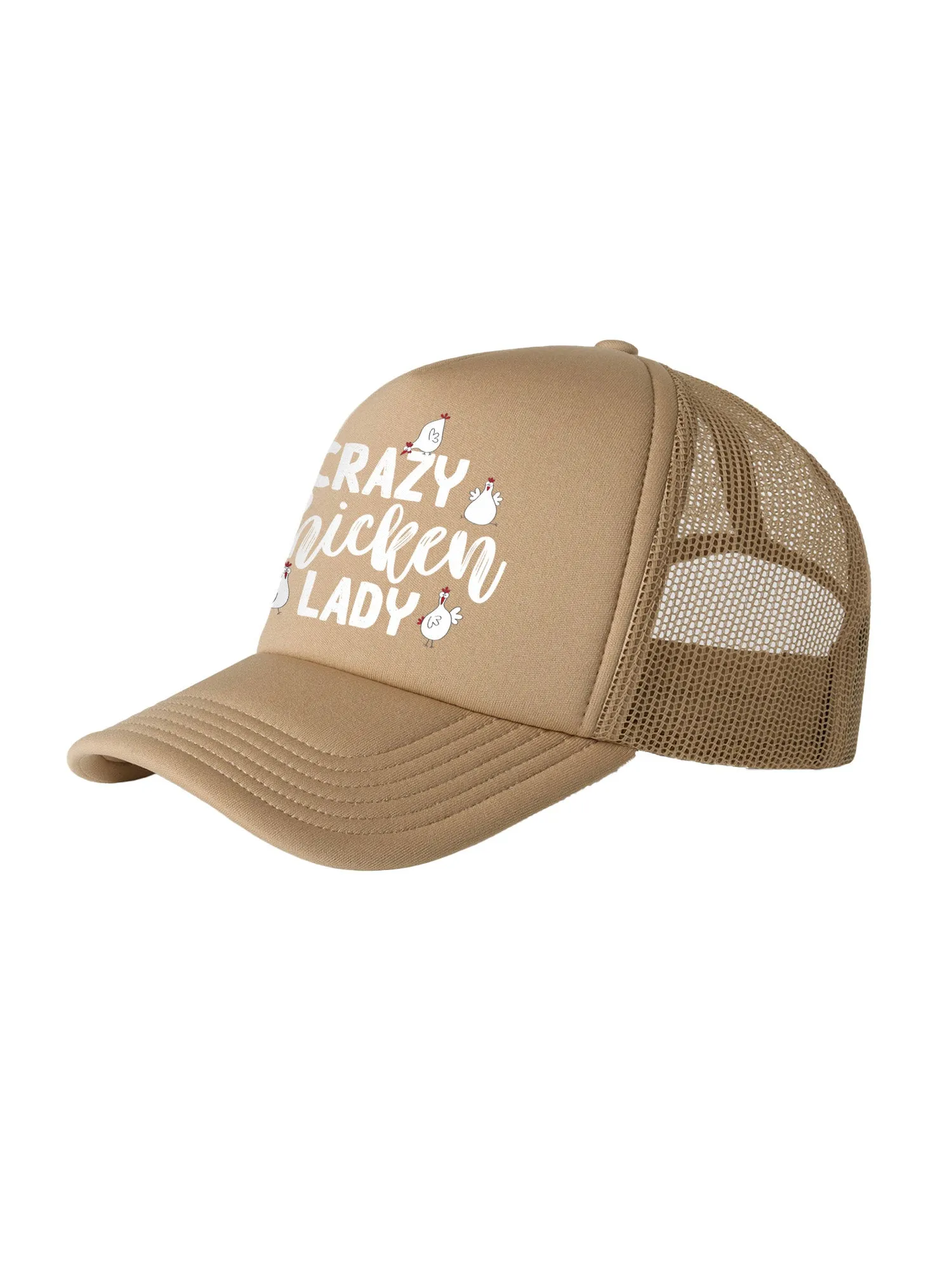 Crazy Chicken Lady Foam Trucker Cap