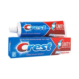 Crest Toothpaste Cavity Protection Fluoride Regular 4.2 oz