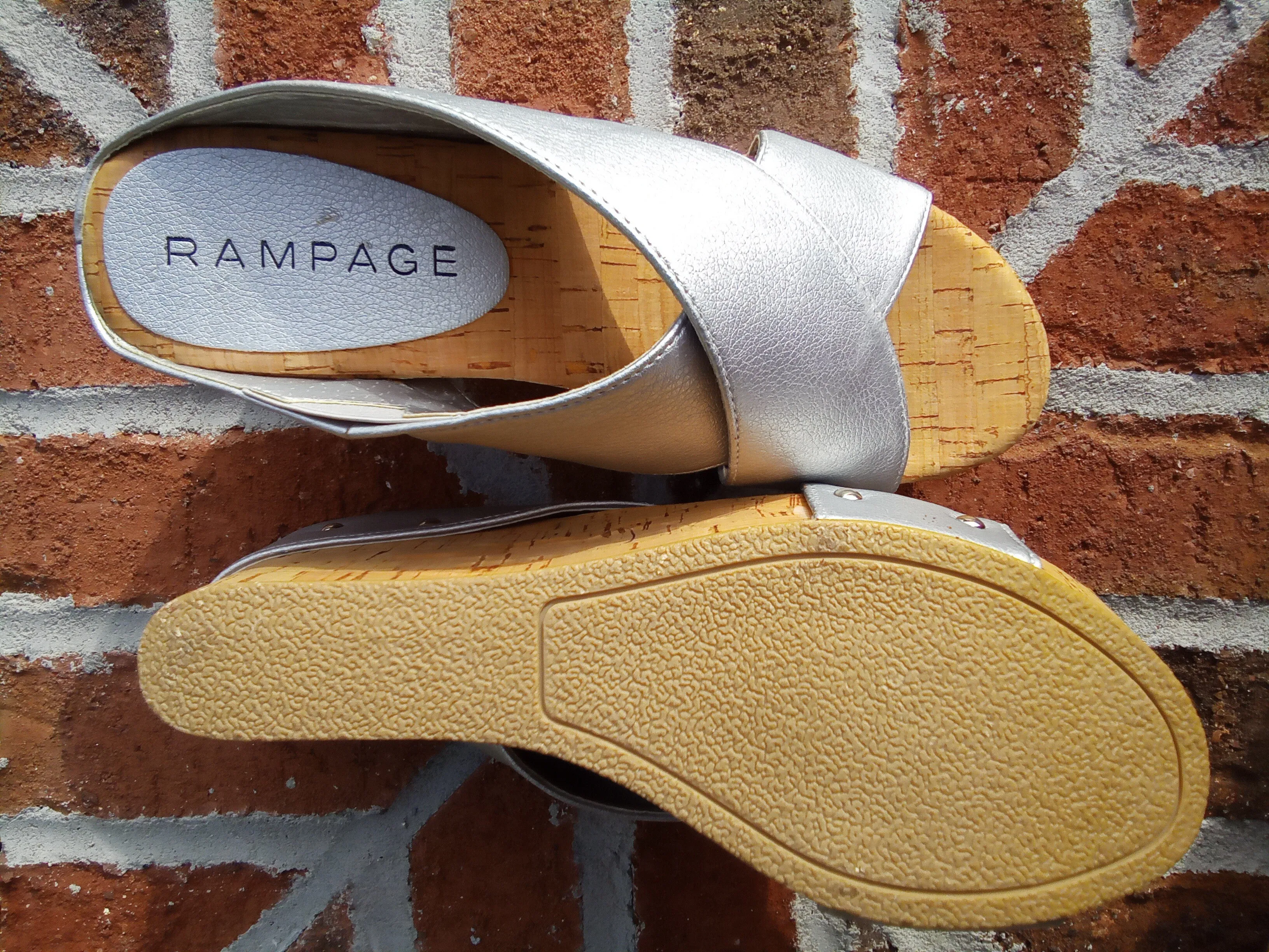 Criss  Cross Strap Cork Wedge Heels | Rampage | Quizzer - FINAL SALE