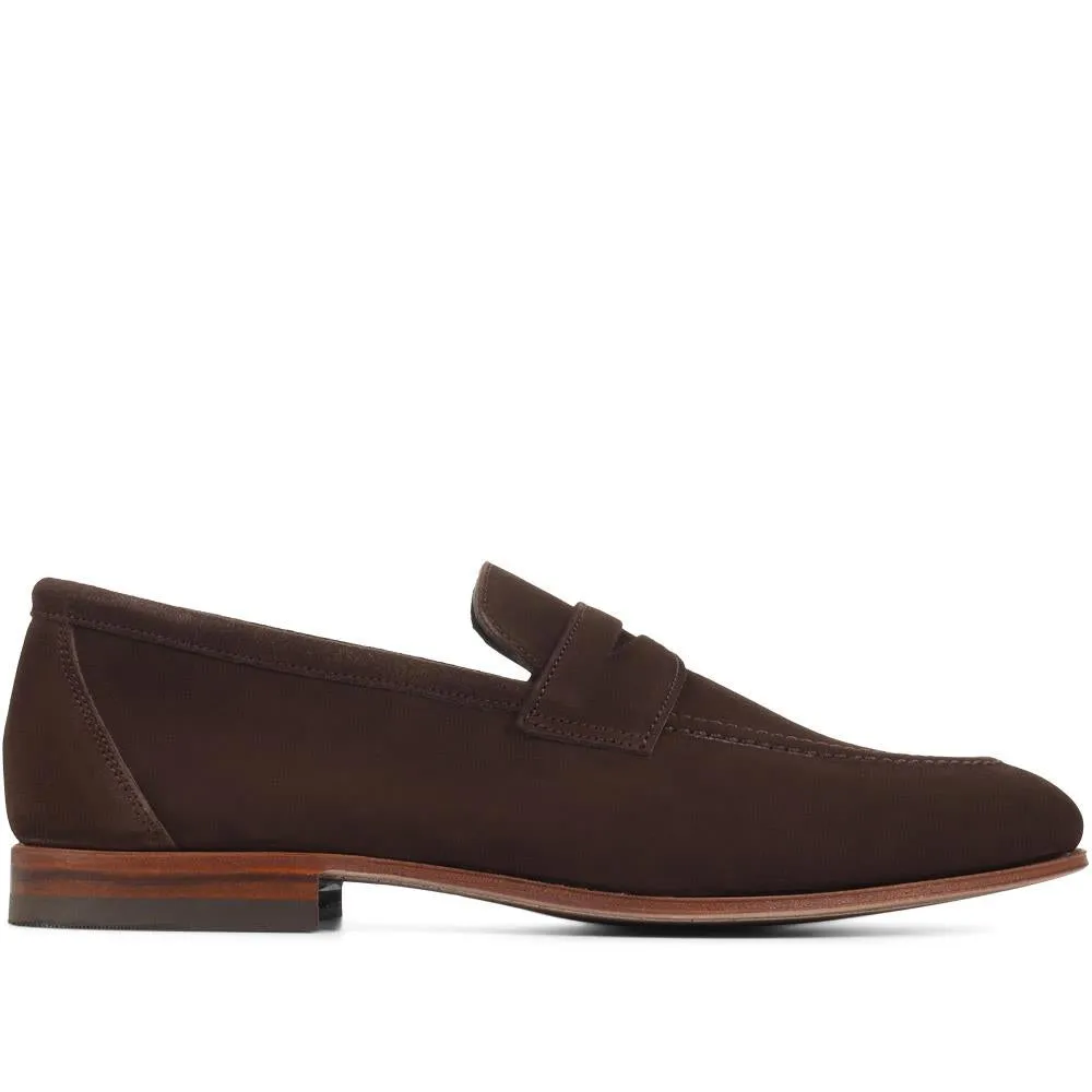 Cristo Leather Penny Loafers - CRISTO / 321 995