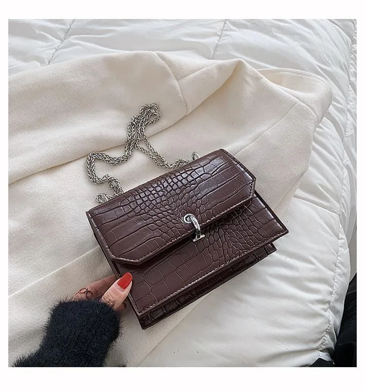 Croc Embossed Luxe Bag