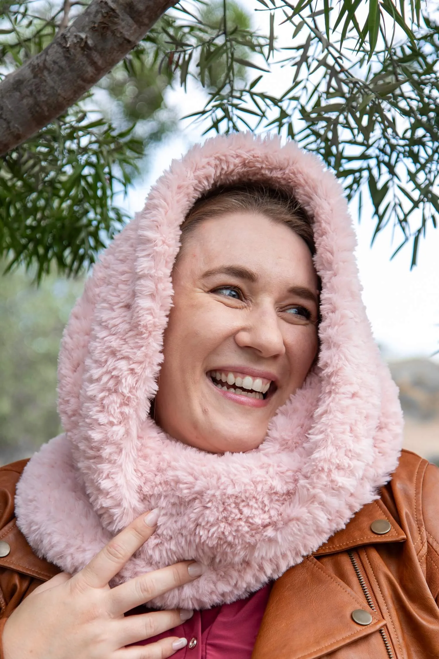 Crochet Kit - Faux Fur Snood