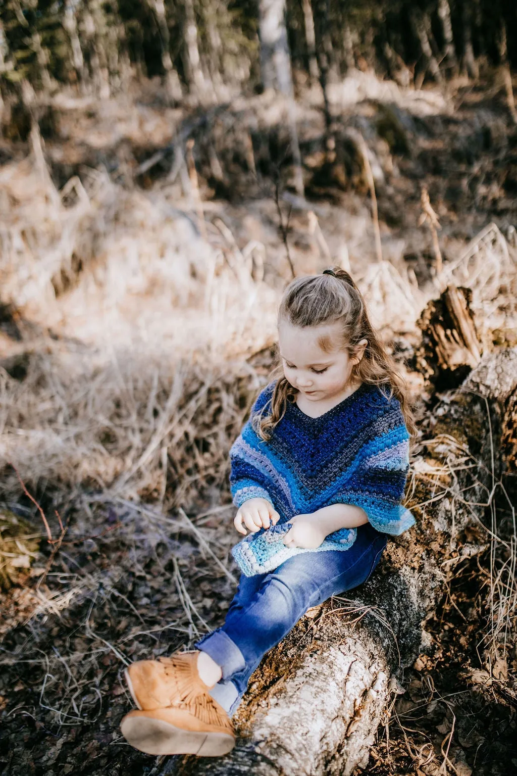 Crochet Kit - Wasilla Poncho (Child)