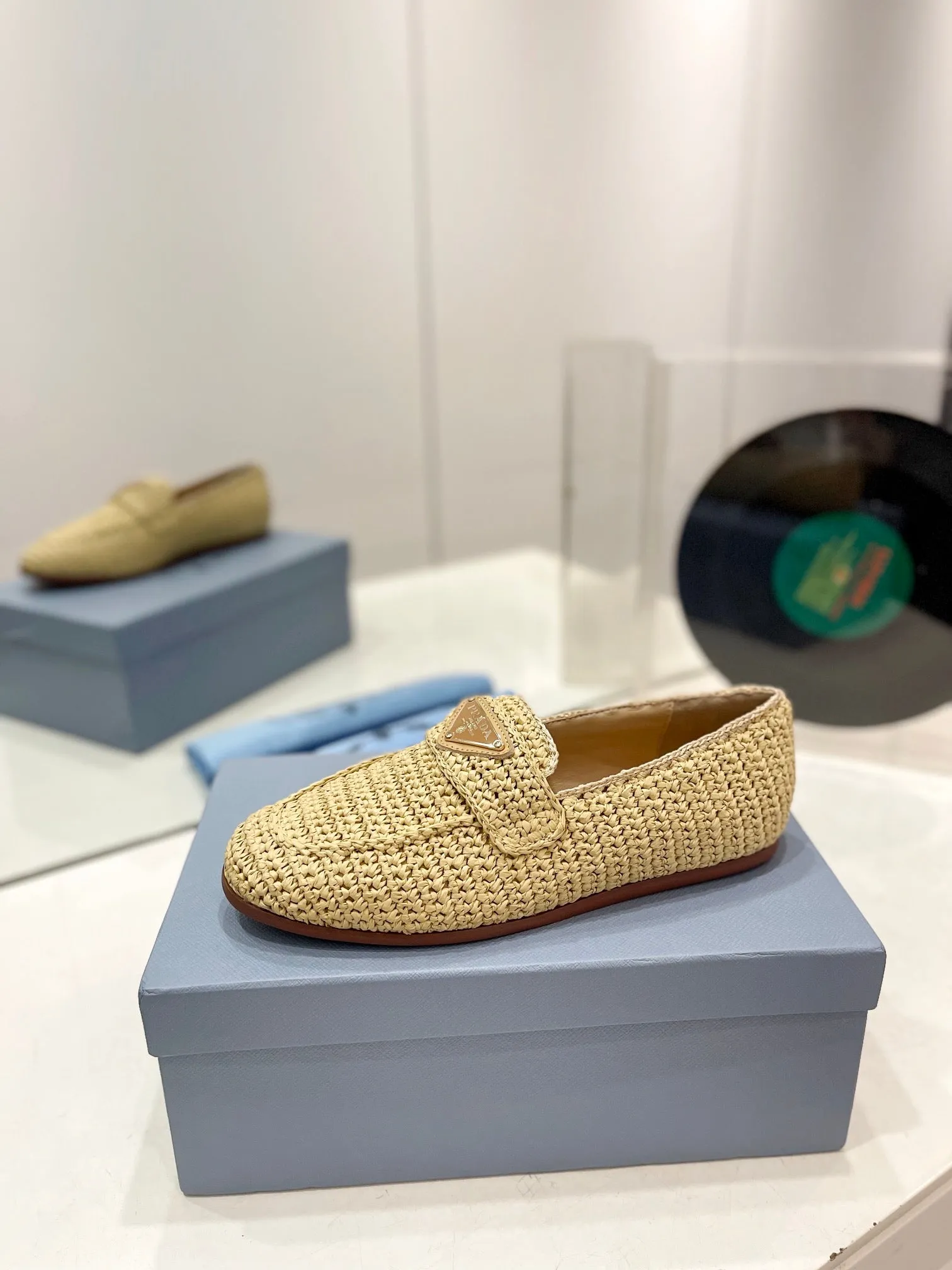 Crochet Loafer 10mm Beige