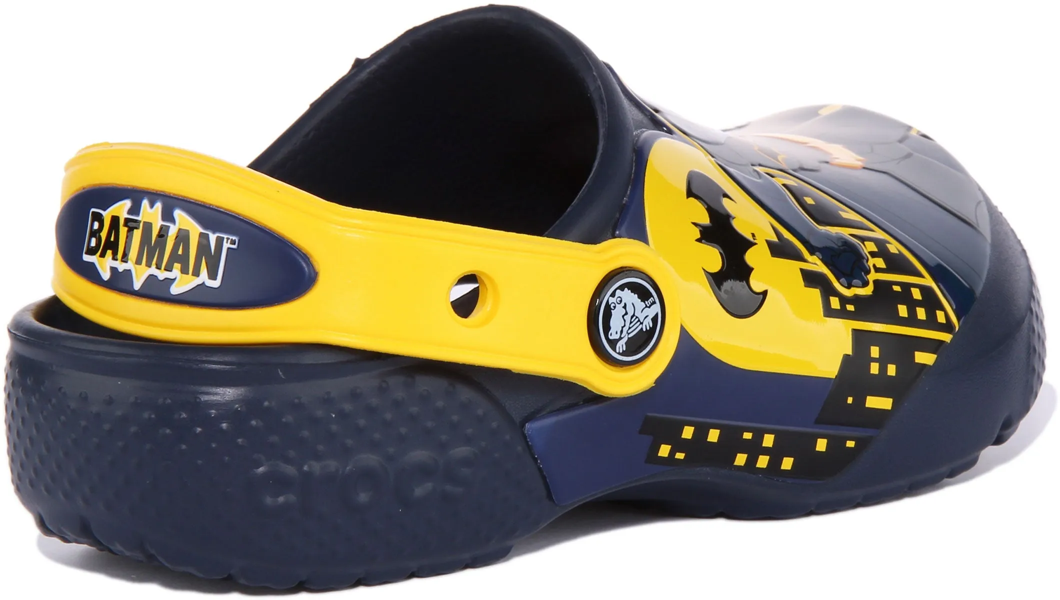 Crocs Batman Patch In Navy For Kids