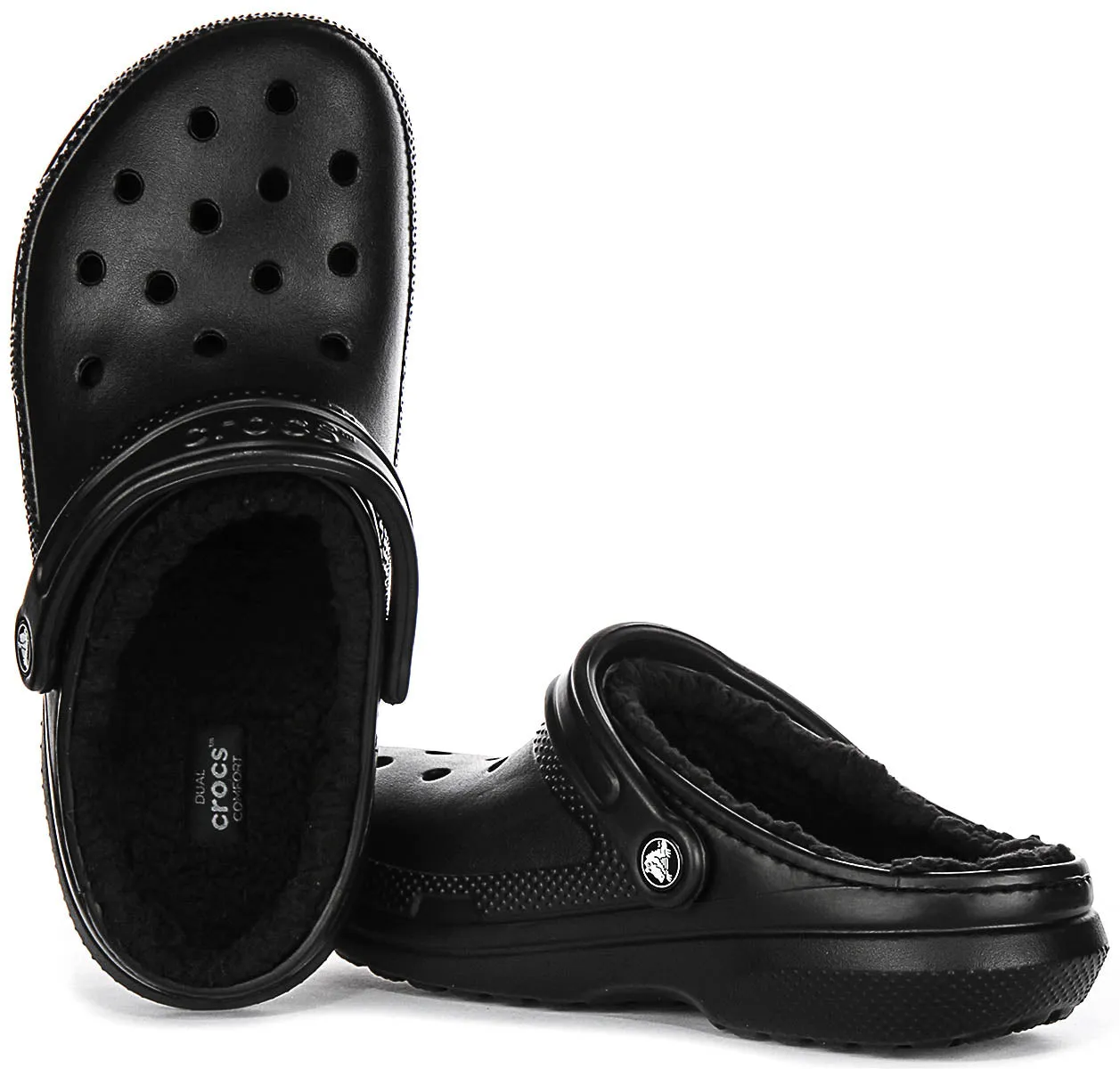 Crocs Classic Lined Clog In Black