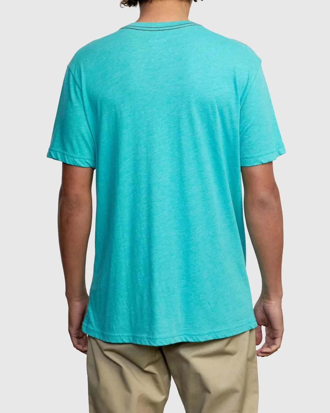 Crossed Up Tee - Turquoise