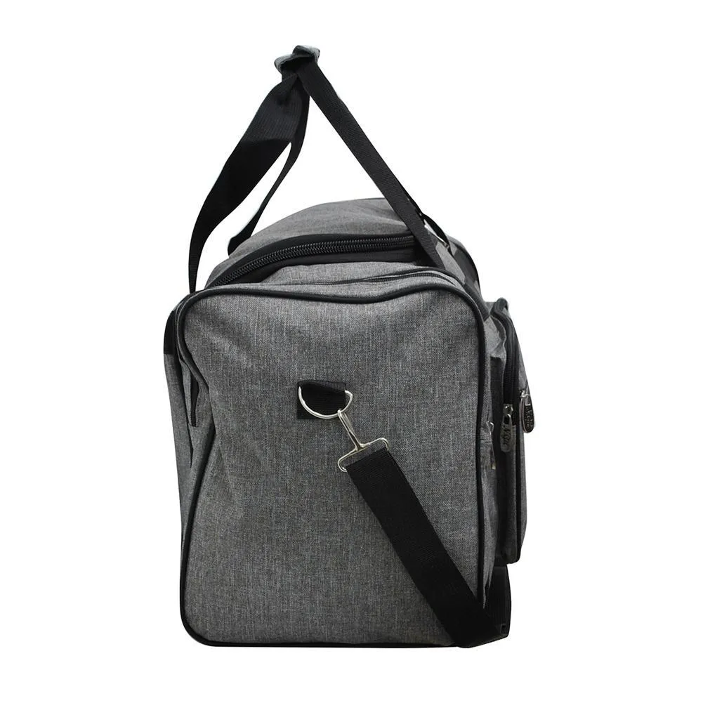 Crosshatch Gray NGIL Canvas 20" Duffle Bag