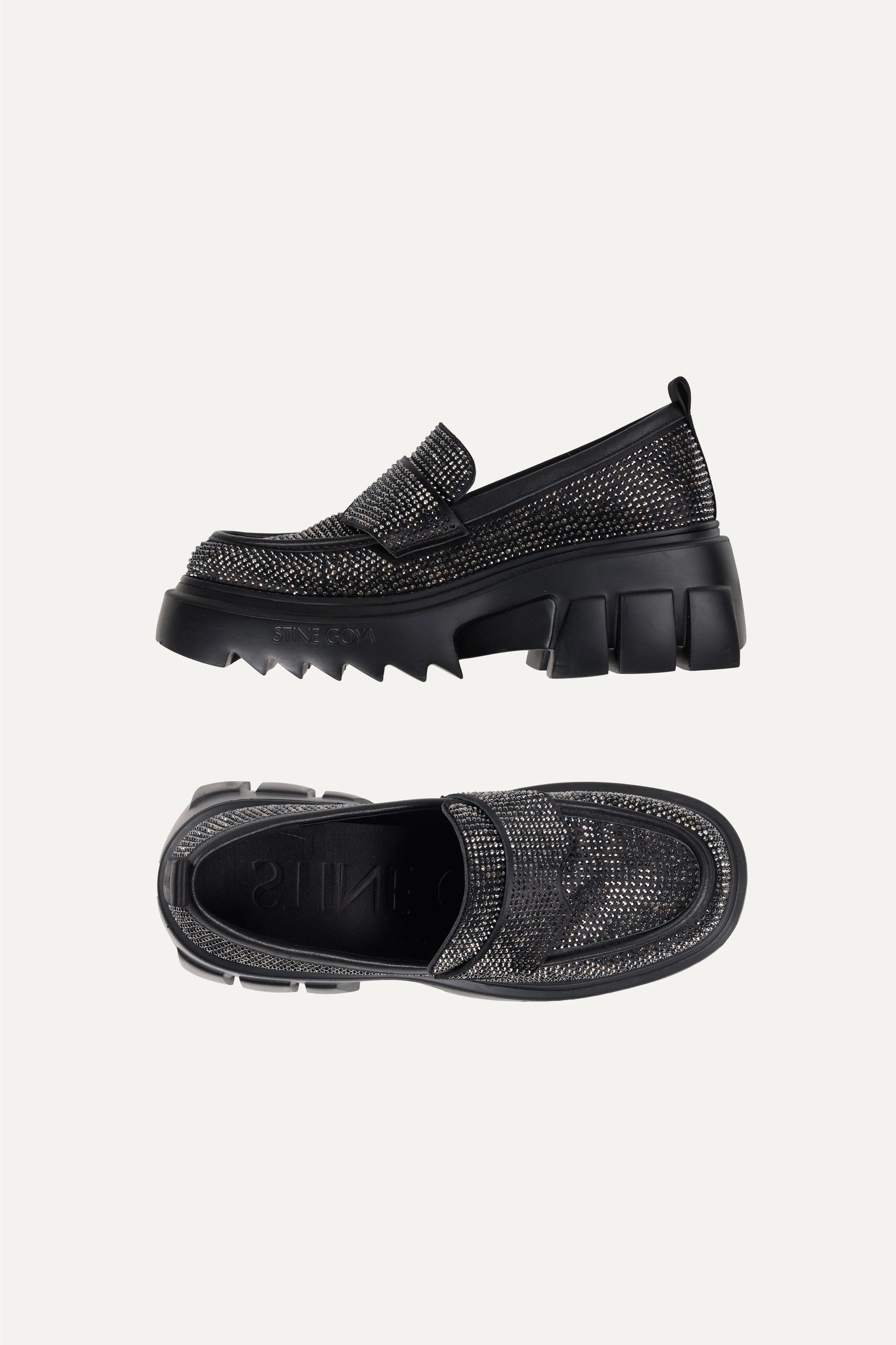 Crystalized Loafer - Black