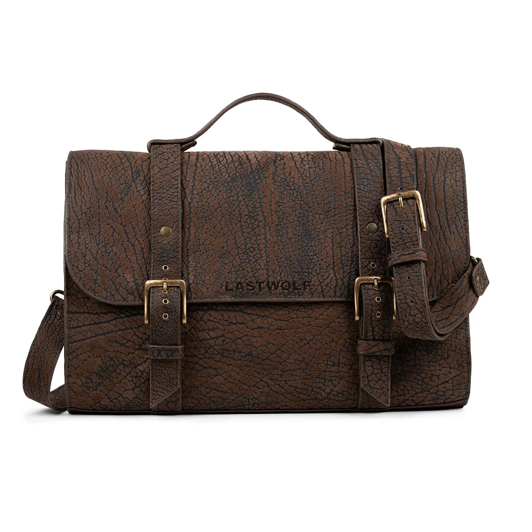 CUELLO DE TORO MESSENGER BAG - BROWN RUST