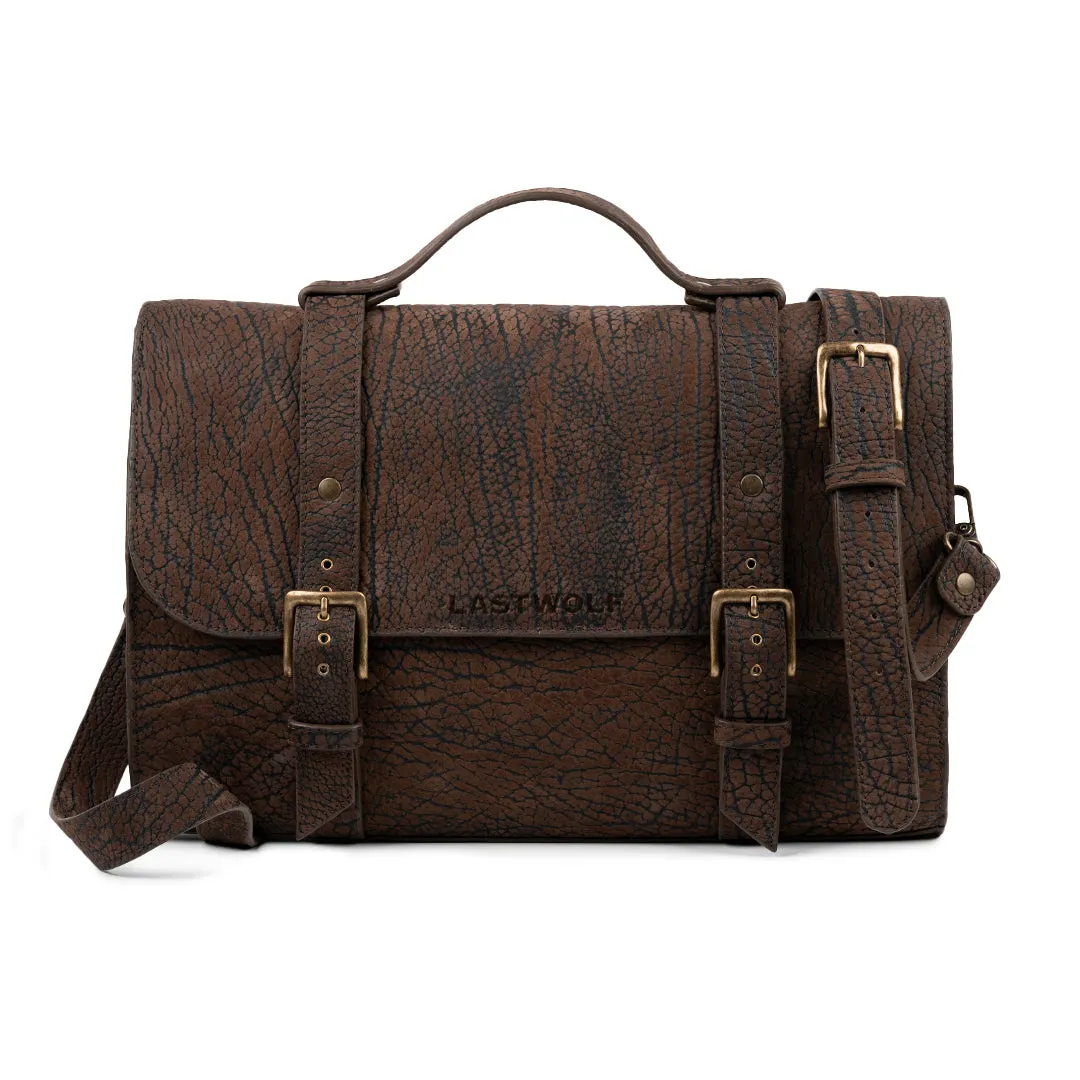 CUELLO DE TORO MESSENGER BAG - BROWN RUST