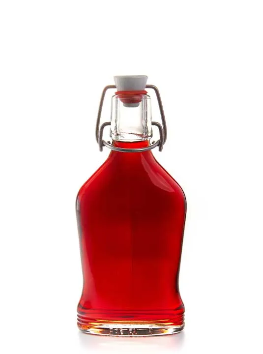 Curve Flask with FRUITY LIQUEUR