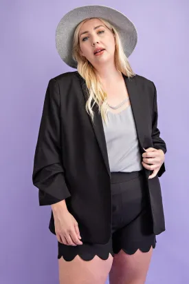 Curvy Girl Fitted Blazer