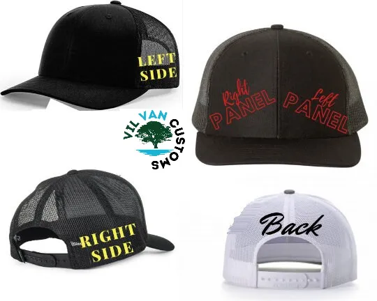 Custom Embroidery, 312 Richardson Twill Back Trucker Hats