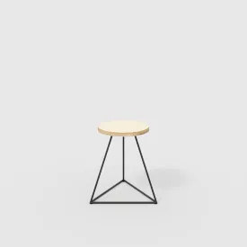 Custom Plywood Stool with Prism Base