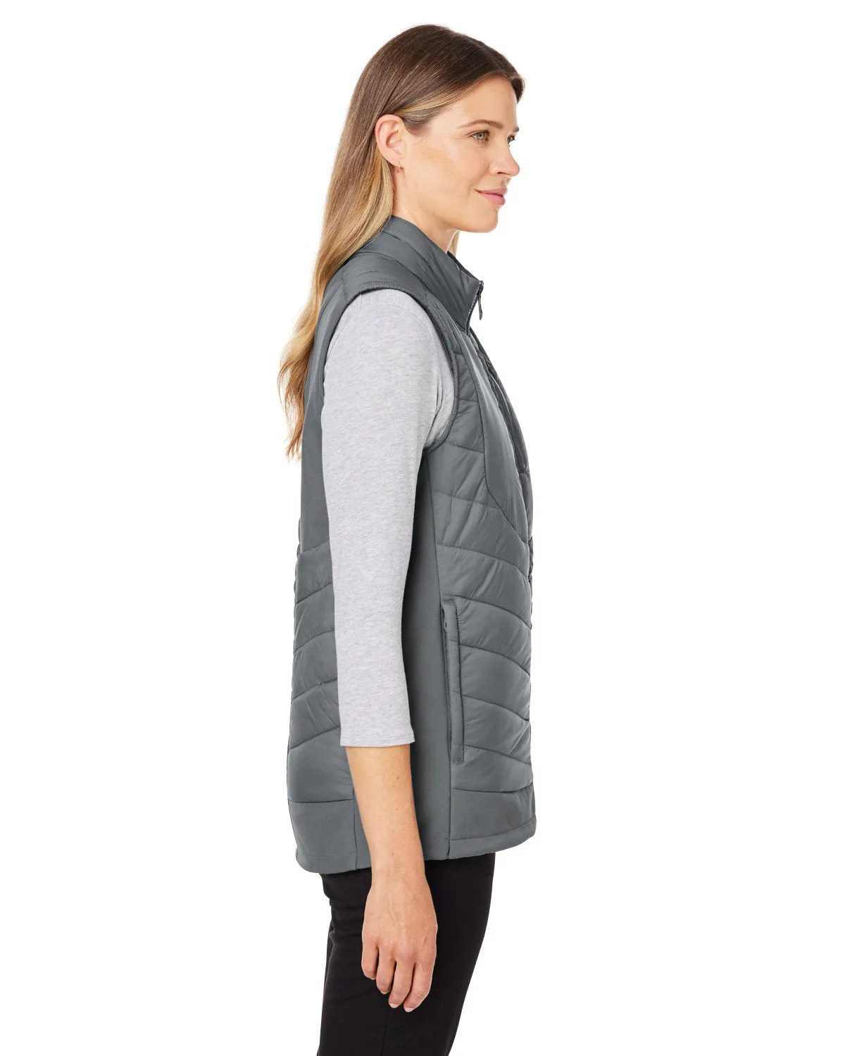 Custom Spyder Ladies' Challenger Vests, Polar