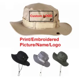 Customized Bucket Hat, Personalized Fisherman's Hat, Custom Logo Text Bucket Hat, Sun Hat, Summer Hat, Unisex, Gift for Husband Boyfriend