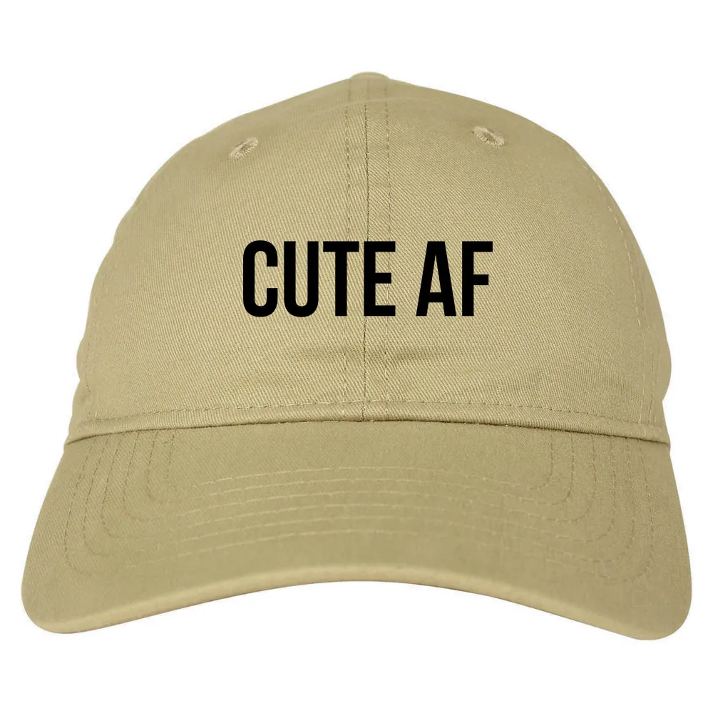 Cute AF Mens Dad Hat Baseball Cap