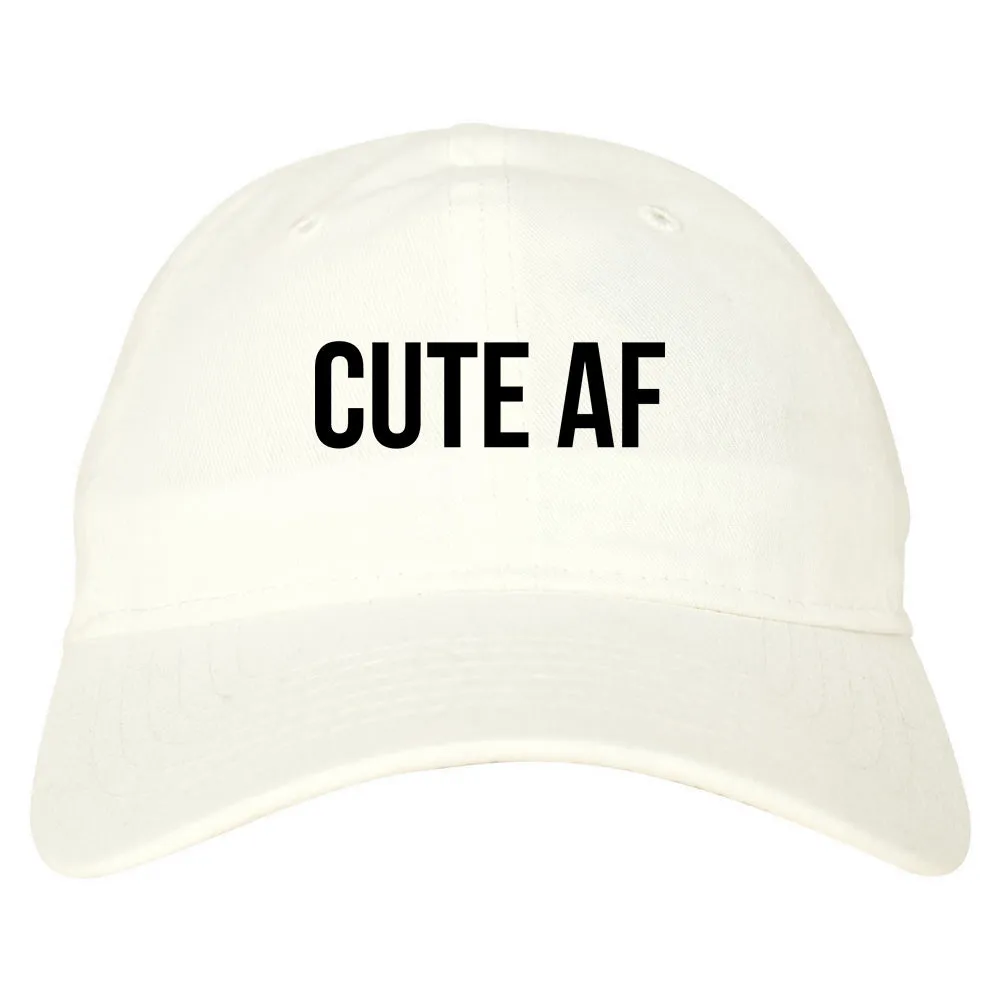 Cute AF Mens Dad Hat Baseball Cap