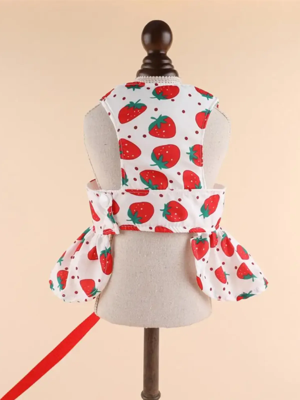 Cute Dog Dress and Leash Set with Bowknot