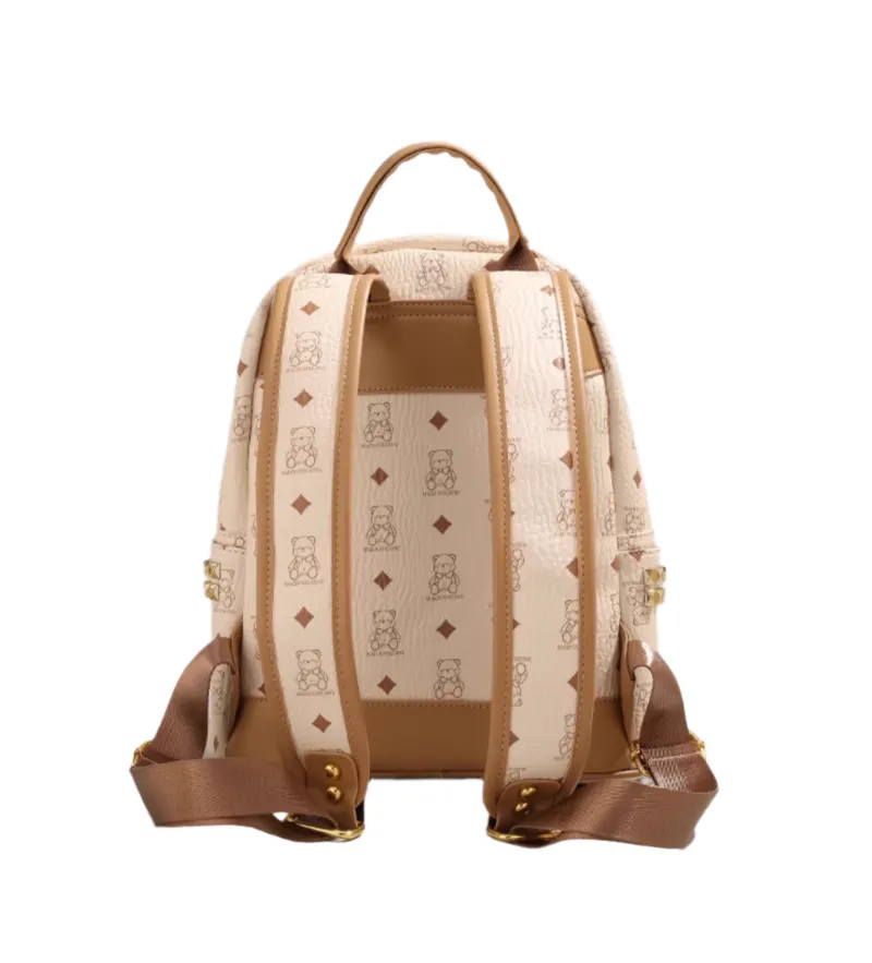 Cute Luxurious Designer Style 100% Leather Backpack