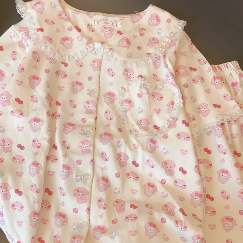 Cute Pink Melo Pajamas KI475