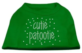 Cutie Patootie Rhinestone Shirts Emerald Green Sm (10)