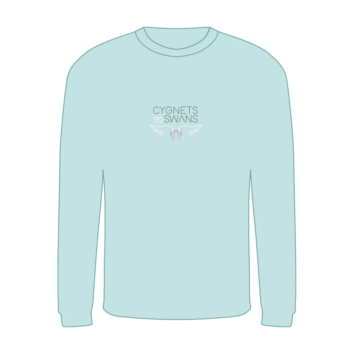 Cygnets to Swans Uniform Sweatshirt Mint Green (Adult)