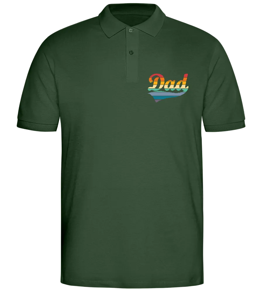 Dad Retro Design - Comfort men's polo shirt