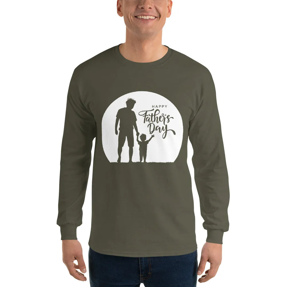 Dad with Son Men’s Long Sleeve Shirt