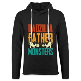 Dadzilla Father Of The Monsters Lightweight Terry Hoodie