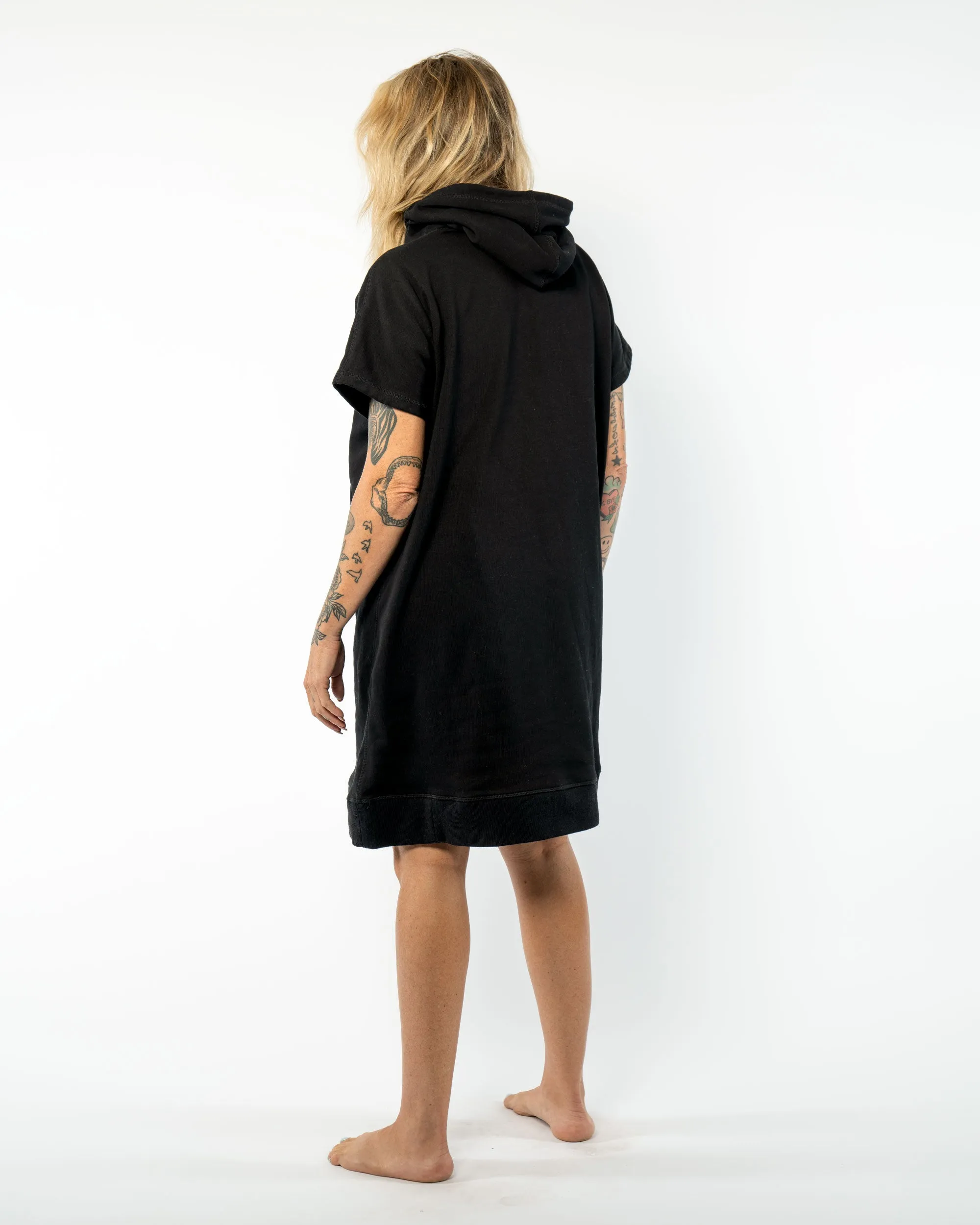 Daily Eco Black Poncho - Medium