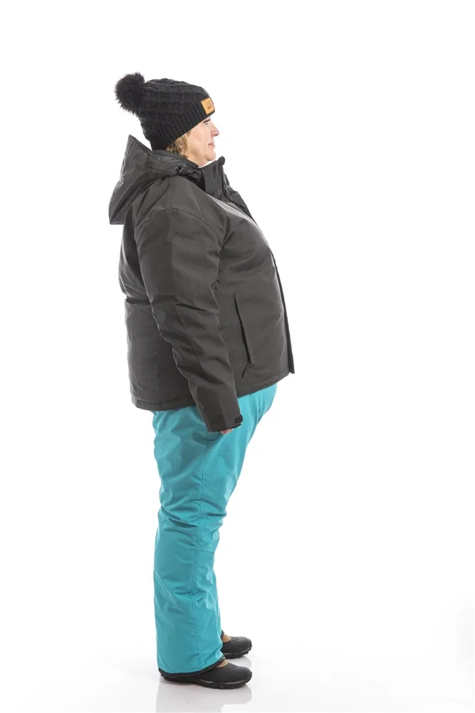 Dakota Plus Size Insulated Board Jacket | 21-2204 | Black Denim