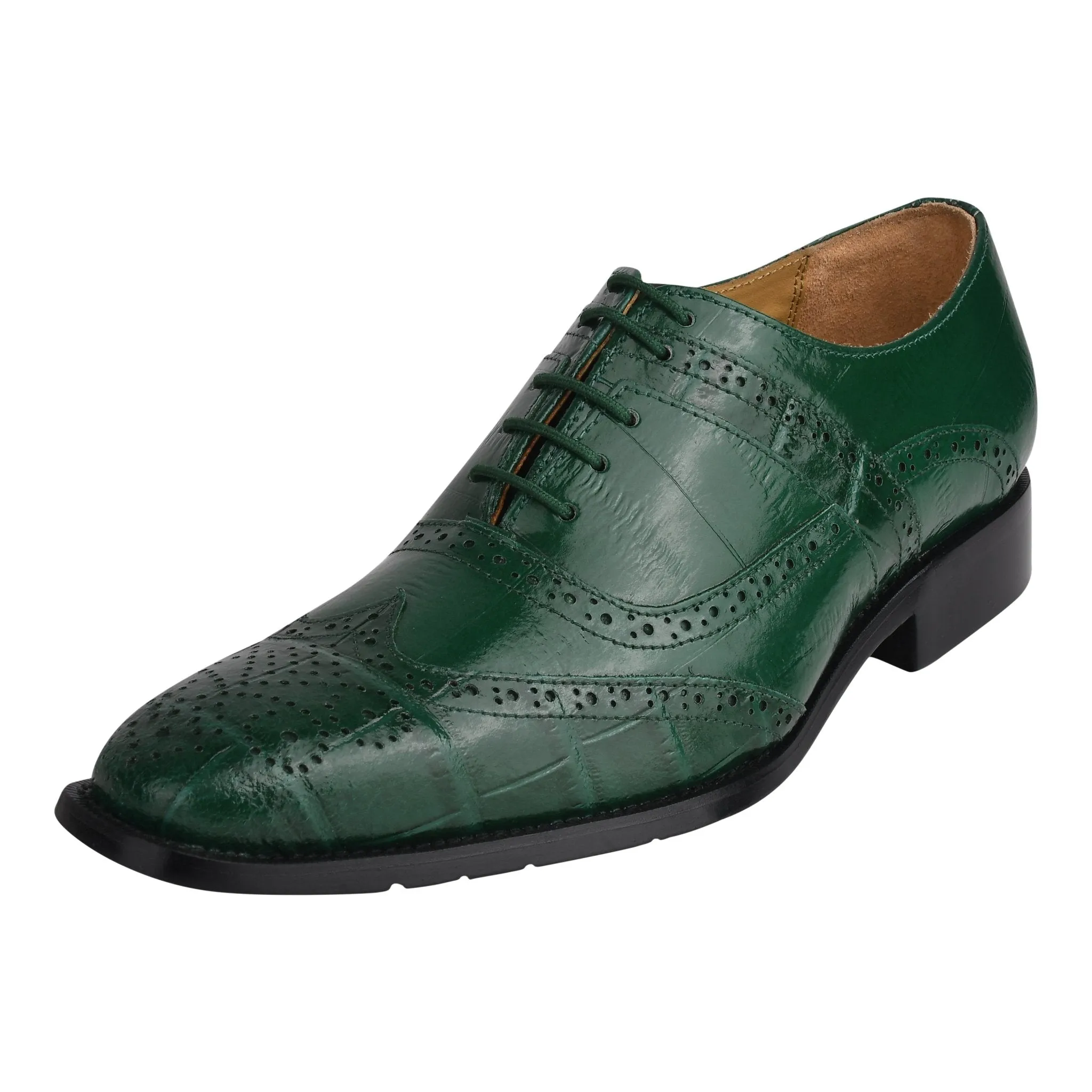 Dallas Genuine Leather Oxford Style Brogue Dress Shoes